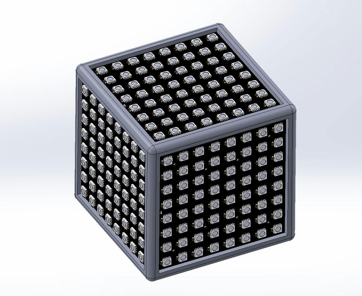 LED Cube Assembly