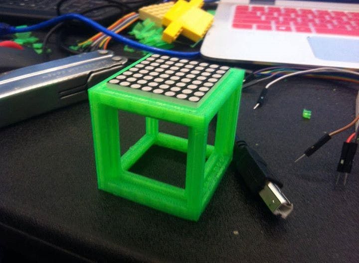 LED Cube V1 Layout